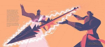 Mahabharata Designs of Dharma: An Illustrated Retelling of the Classic Epic - Sanjay Patel [KOMIKS]