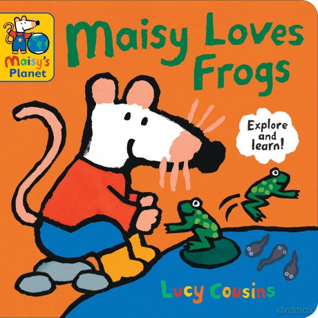 Maisy Loves Frogs: A Maisy's Planet Book: Learn all about tadpoles, frogs, toads, life cycles and more - the perfect gift for outdoor explorers and screen-free fun, for children age 1, 2, 3 or 4 - Lucy Cousins [KSIĄŻKA]