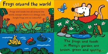 Maisy Loves Frogs: A Maisy's Planet Book: Learn all about tadpoles, frogs, toads, life cycles and more - the perfect gift for outdoor explorers and screen-free fun, for children age 1, 2, 3 or 4 - Lucy Cousins [KSIĄŻKA]