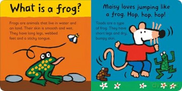 Maisy Loves Frogs: A Maisy's Planet Book: Learn all about tadpoles, frogs, toads, life cycles and more - the perfect gift for outdoor explorers and screen-free fun, for children age 1, 2, 3 or 4 - Lucy Cousins [KSIĄŻKA]