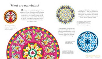 Mandalas to Draw and Colour - Abigail Wheatley [KSIĄŻKA]