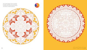 Mandalas to Draw and Colour - Abigail Wheatley [KSIĄŻKA]