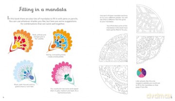 Mandalas to Draw and Colour - Abigail Wheatley [KSIĄŻKA]