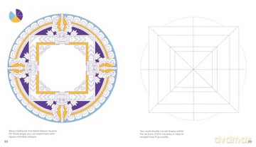 Mandalas to Draw and Colour - Abigail Wheatley [KSIĄŻKA]