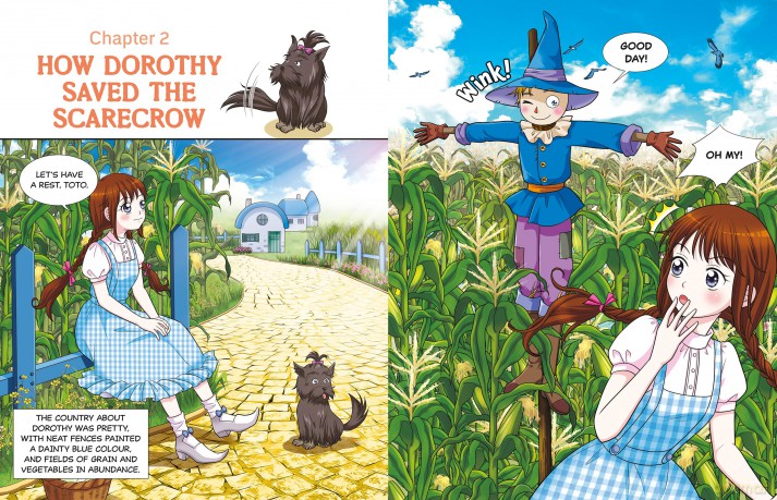 Manga Classics: The Wonderful Wizard of Oz: Great Literature Brought to Life - Lime Studio [KSIĄŻKA]