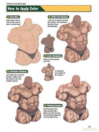 Manga Muscles: An Artist's Guide to Drawing Powerful Male Bodies (With Over 500 color and B&W illustrations) - Tojo Washi [KSIĄŻKA]