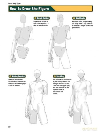 Manga Muscles: An Artist's Guide to Drawing Powerful Male Bodies (With Over 500 color and B&W illustrations) - Tojo Washi [KSIĄŻKA]
