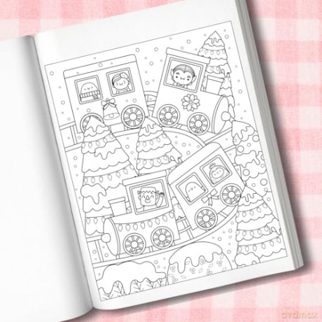 Mangatopia Spoopy Christmas: A cute festive colouring book of anime and manga, the perfect gift for Christmas: 8 (Mangatopia Colouring Books, 8) - Liv Wan [KOMIKS]