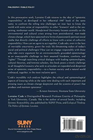 Manufactured Uncertainty: Implications for Climate Change Skepticism - Lorraine Code [KSIĄŻKA]