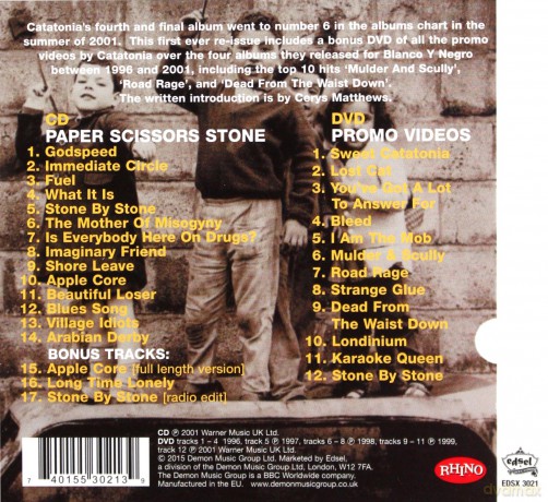 Catatonia: Paper Scissors Stone [CD]+[DVD]