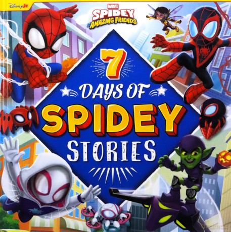 Marvel Spidey and his Amazing Friends: 7 Days of Spidey Stories (Collection of Illustrated Tales) - Marvel Entertainment International Ltd [KSIĄŻKA]