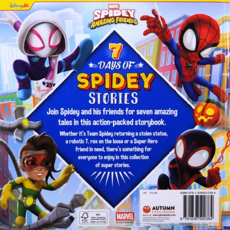 Marvel Spidey and his Amazing Friends: 7 Days of Spidey Stories (Collection of Illustrated Tales) - Marvel Entertainment International Ltd [KSIĄŻKA]