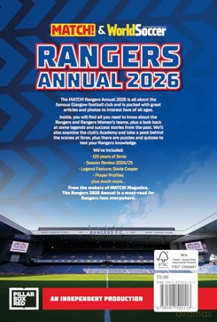 Match! Rangers Annual 2026 - Match! Magazine [KSIĄŻKA]