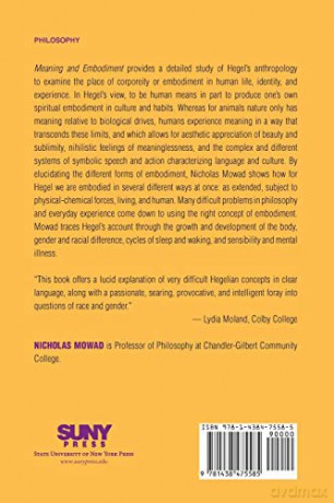 Meaning and Embodiment: Human Corporeity in Hegel's Anthropology - Nicholas Mowad [KSIĄŻKA]