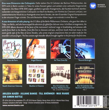 Die 12 Cellisten Der Berliner Philharmoniker: The 12 Cellists of the Berlin Philharmonic Orchestra (Recordings 1978-2010) [8CD]