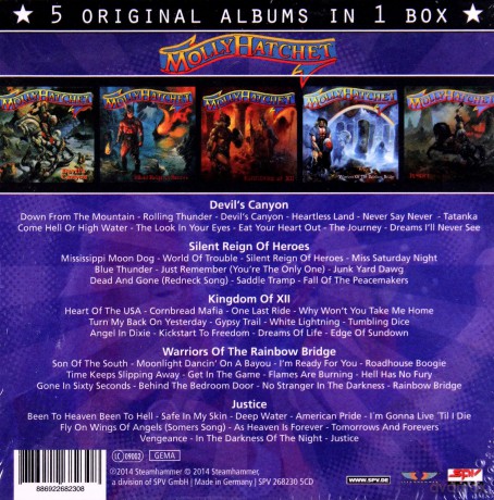 Molly Hatchet: 5 Original Albums In 1 [BOX] [5CD]