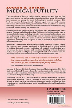 Medical Futility: And the Evaluation of Life-Sustaining Interventions - Zucker/Zucker [KSIĄŻKA]