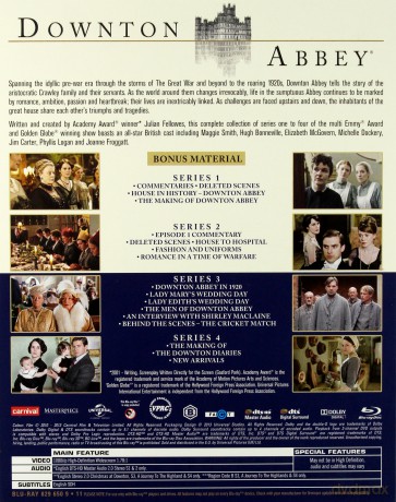Downton Abbey Season 1-4 [13xBlu-ray]