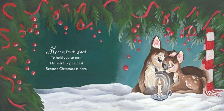 Merry Christmas, My Darling Dear: Celebrating the Gift of Jesus (Darling Animals in Bloom) - Amy Kavelaris [KSIĄŻKA]