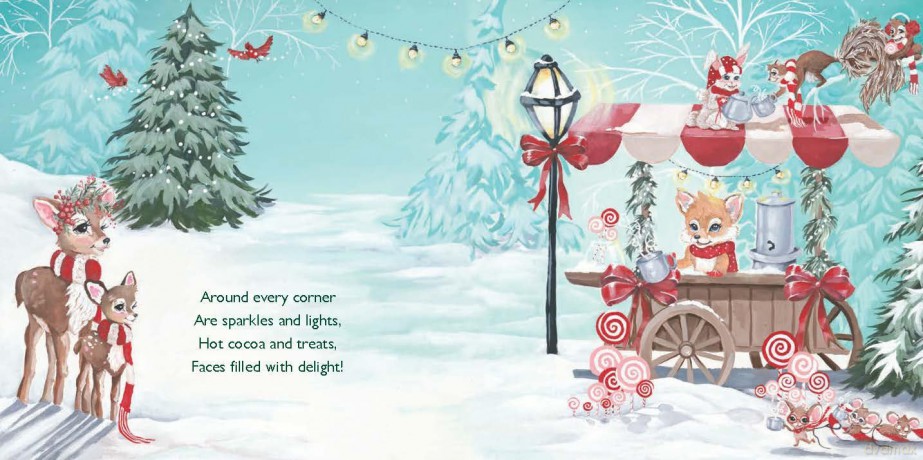 Merry Christmas, My Darling Dear: Celebrating the Gift of Jesus (Darling Animals in Bloom) - Amy Kavelaris [KSIĄŻKA]