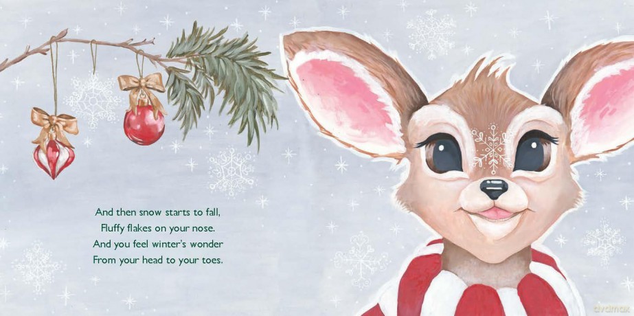 Merry Christmas, My Darling Dear: Celebrating the Gift of Jesus (Darling Animals in Bloom) - Amy Kavelaris [KSIĄŻKA]
