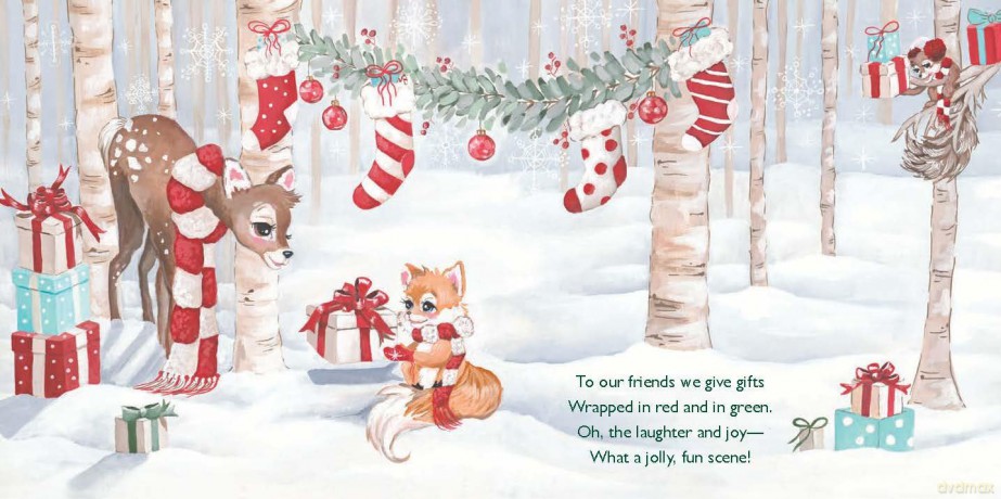 Merry Christmas, My Darling Dear: Celebrating the Gift of Jesus (Darling Animals in Bloom) - Amy Kavelaris [KSIĄŻKA]