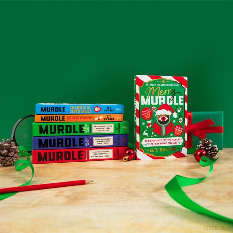 Merry Murdle: THE SUNDAY TIMES BESTSELLING SERIES: 25 Fiendishly Festive Murder Mystery Logic Puzzles (Murdle Puzzle Series) - G. T. Karber [KSIĄŻKA]