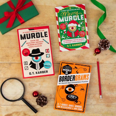 Merry Murdle: THE SUNDAY TIMES BESTSELLING SERIES: 25 Fiendishly Festive Murder Mystery Logic Puzzles (Murdle Puzzle Series) - G. T. Karber [KSIĄŻKA]