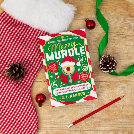 Merry Murdle: THE SUNDAY TIMES BESTSELLING SERIES: 25 Fiendishly Festive Murder Mystery Logic Puzzles (Murdle Puzzle Series) - G. T. Karber [KSIĄŻKA]