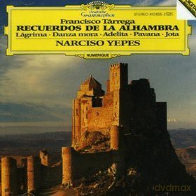 Yepes Narciso: Tarrega:Recuerdos De La Alhambra [CD]