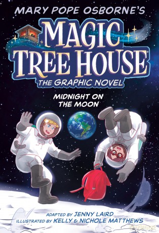 Midnight on the Moon Graphic Novel (Magic Tree House Graphic Novels) - Mary Pope Osborne [KOMIKS]