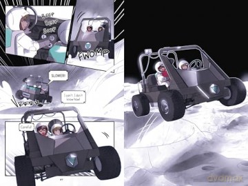 Midnight on the Moon Graphic Novel (Magic Tree House Graphic Novels) - Mary Pope Osborne [KOMIKS]