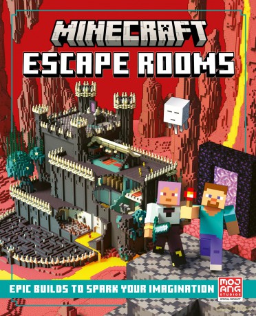 Minecraft Escape Rooms: Official illustrated creative guide with 13 big Minecraft escape room builds to create - new for Christmas 2025 and the perfect gift for kids, teens and adult gamers! - Mojang AB [KSIĄŻKA]