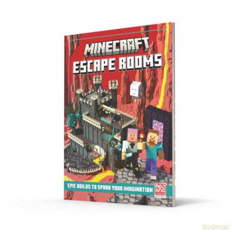 Minecraft Escape Rooms: Official illustrated creative guide with 13 big Minecraft escape room builds to create - new for Christmas 2025 and the perfect gift for kids, teens and adult gamers! - Mojang AB [KSIĄŻKA]
