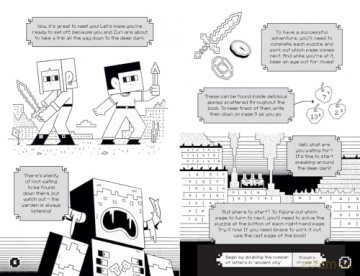 Minecraft Puzzle Adventure: A Warden's Warning: An official illustrated Minecraft children's puzzle book - perfect for kids into video games aged 7, 8, 9 and 10 - new for 2026! - Mojang AB [KSIĄŻKA]