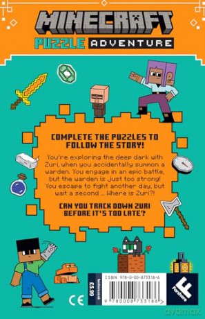 Minecraft Puzzle Adventure: A Warden's Warning: An official illustrated Minecraft children's puzzle book - perfect for kids into video games aged 7, 8, 9 and 10 - new for 2026! - Mojang AB [KSIĄŻKA]