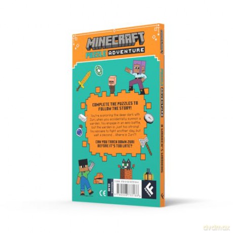 Minecraft Puzzle Adventure: A Warden's Warning: An official illustrated Minecraft children's puzzle book - perfect for kids into video games aged 7, 8, 9 and 10 - new for 2026! - Mojang AB [KSIĄŻKA]