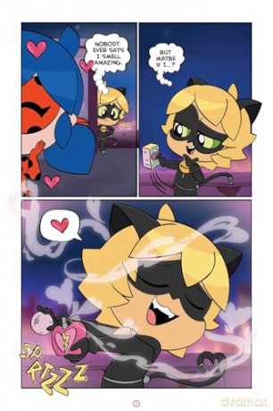 Miraculous Chibi Vol. 1: Pizza Pursuit and Other Cat Tales (Miraculous Ladybug Chibi) - Josh Trujillo [KSIĄŻKA]