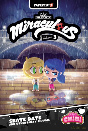 Miraculous Chibi Vol. 3: Skate Date and Other Lucky Charms (Miraculous Ladybug Chibi) - Josh Trujillo [KSIĄŻKA]