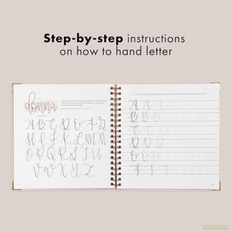 Modern Calligraphy: A Calligraphy Practice Workbook - Chalkfulloflove [KSIĄŻKA]