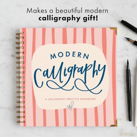 Modern Calligraphy: A Calligraphy Practice Workbook - Chalkfulloflove [KSIĄŻKA]