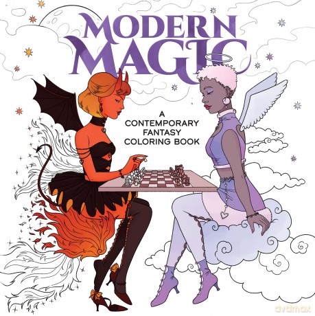 Modern Magic: A Contemporary Fantasy Coloring Book (Adult Coloring) - Ana Bidault [KSIĄŻKA]