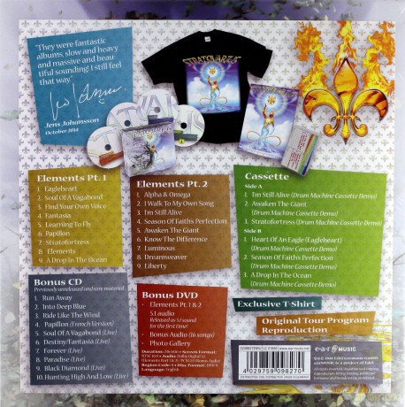 Stratovarius: Elements (FanBox) [BOX] [3CD]+[DVD]+[KASETA]+[T-SHIRT]