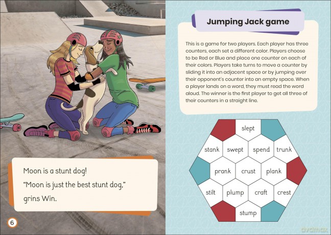 Moon Dogs Extras Set 2: Decodable Phonic Books for Older Readers Cvc Level, Alternative Consonants and Consonant Diagraphs (Phonic Books Moon Dogs Extra) - Clair Wilson [KSIĄŻKA]