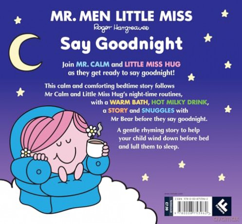 Mr Men Little Miss Say Goodnight: A rhyming bedtime story to soothe kids to sleep (Mr Men Little Miss Picture Books) - Roger Hargreaves [KSIĄŻKA]