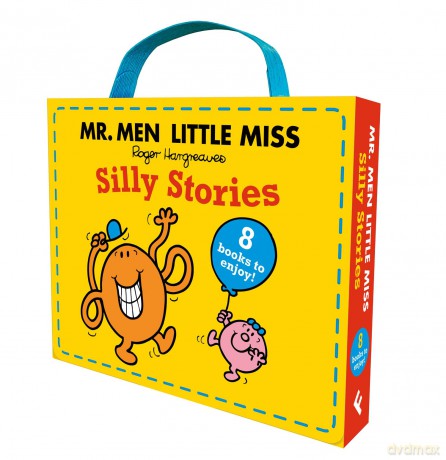 Mr. Men Little Miss Silly Stories Collection: 8 Book Box-Set: 8 Funny Classic Illustrated Stories for children in a gift-set carry case - Roger Hargreaves [KSIĄŻKA]