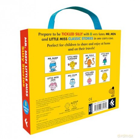 Mr. Men Little Miss Silly Stories Collection: 8 Book Box-Set: 8 Funny Classic Illustrated Stories for children in a gift-set carry case - Roger Hargreaves [KSIĄŻKA]