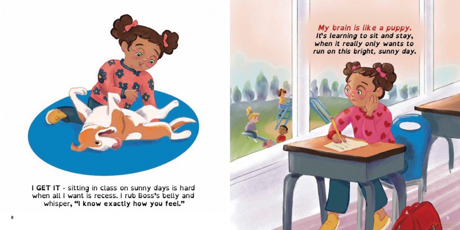 My Brain Is Like a Puppy!: A Story About Absence, Empathy, and Friendship - Laura Filtness [KSIĄŻKA]