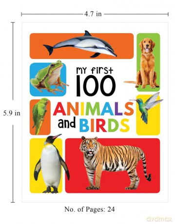 My First 100 Library: Boxset of 5 Early Learning Board Books for Kids/Children (Homeschool | Preschool | Baby/Toddler) [KSIĄŻKA]