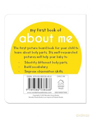 My First Book Of About me: First Board Book [KSIĄŻKA]